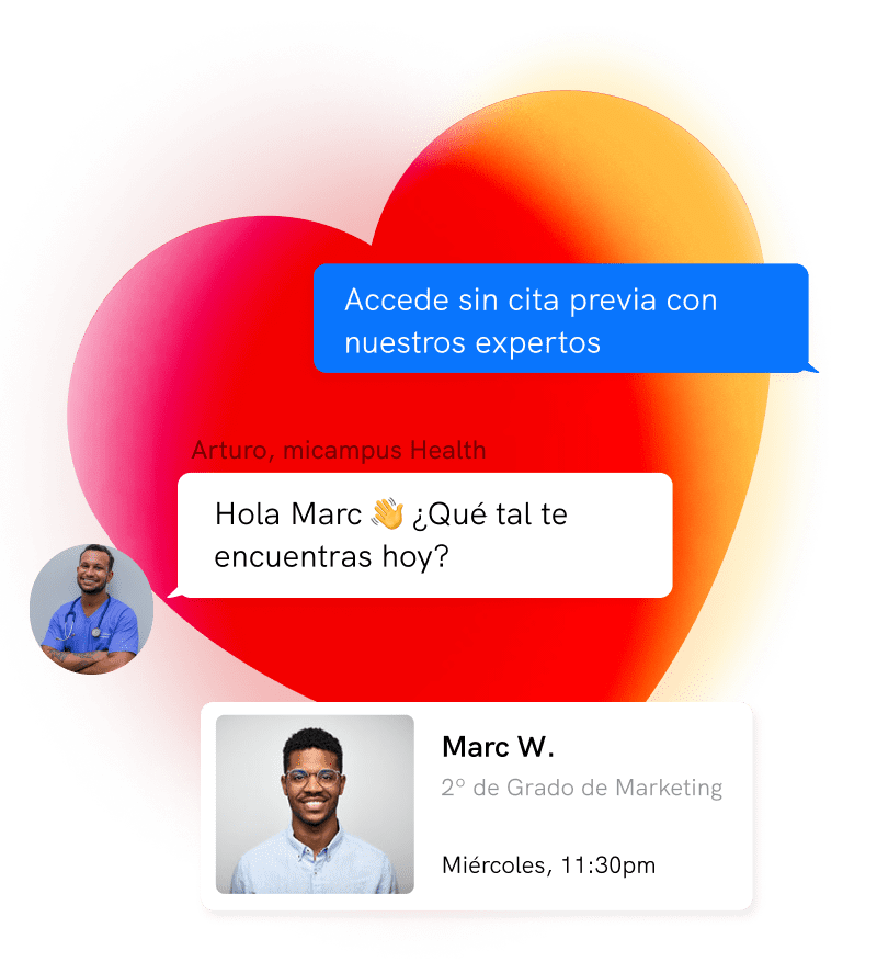 micampus Health chat con el médico especialista